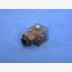 MPM Solenoid Valve Connector, 24 V, red LE